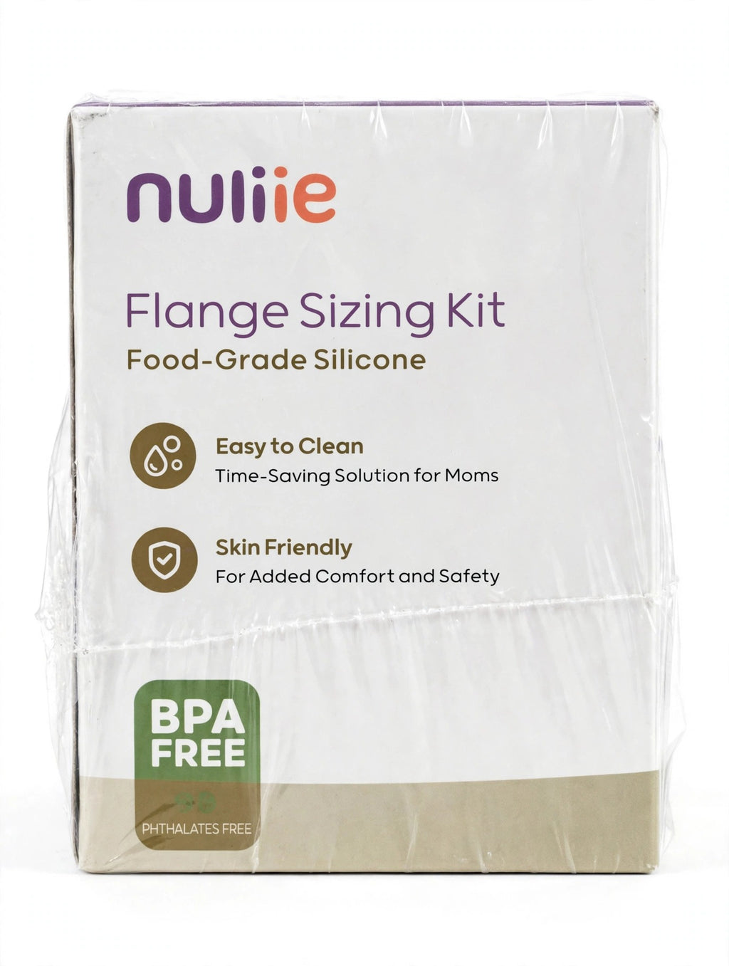 Nuliie Flange Sizing Kit – 10PCS Food-Grade Silicone Breast Pump Flange Inserts