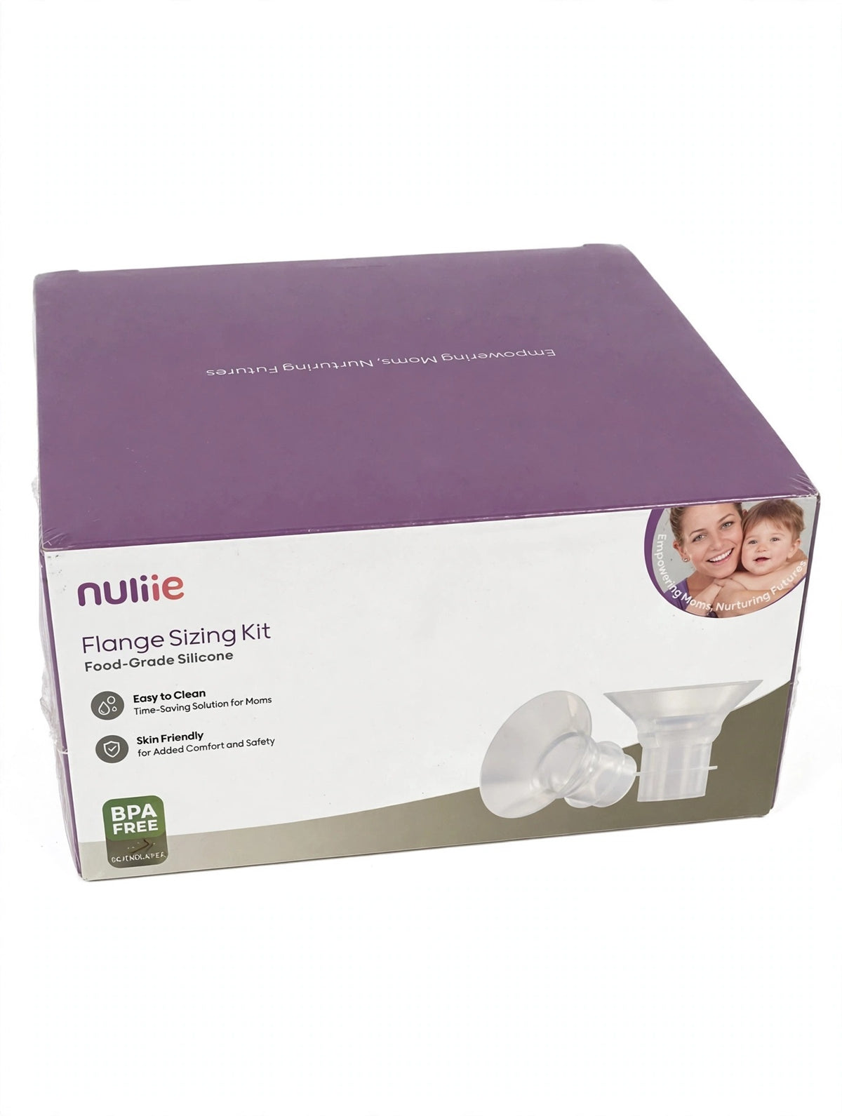 Nuliie Flange Sizing Kit – 10PCS Food-Grade Silicone Breast Pump Flange Inserts